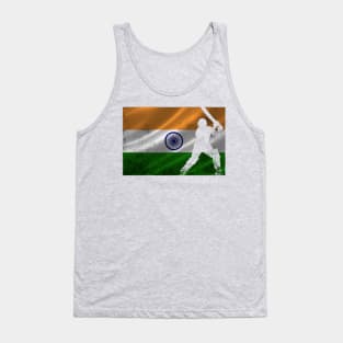 Cricket India Flag Tank Top